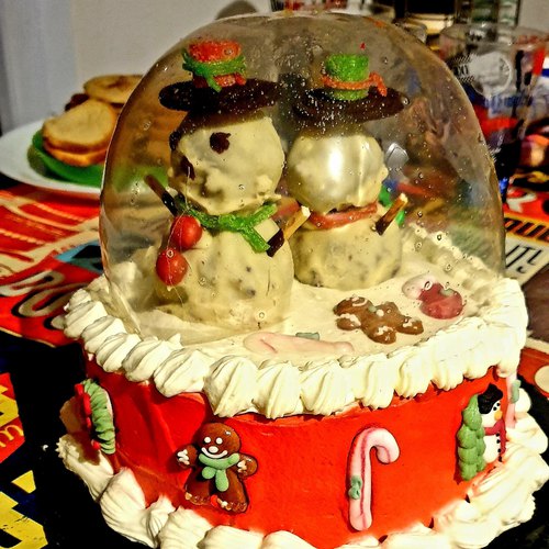 Gâteau boule de neige - Amuses bouche