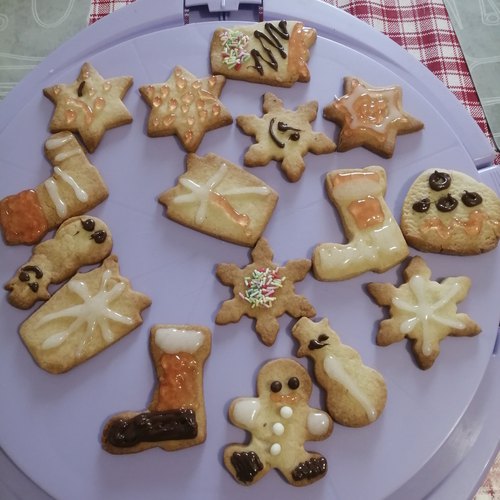 Recette Biscuits de noël personnages sur Chefclub daily