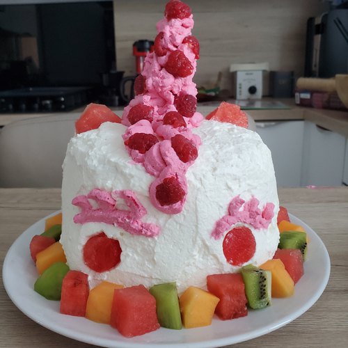 Recette Gâteau arc-en-ciel magique sur Chefclub daily