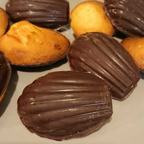 Recette Madeleines coque en chocolat sur Chefclub daily