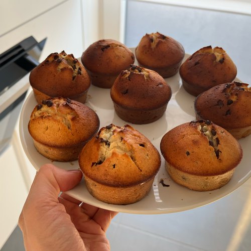 Gros muffins vanille et pépites de chocolat and other Chefclub US recipes  daily