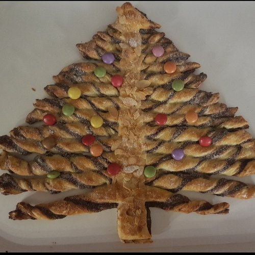 Recette Sapin de noël façon number cake sur Chefclub daily