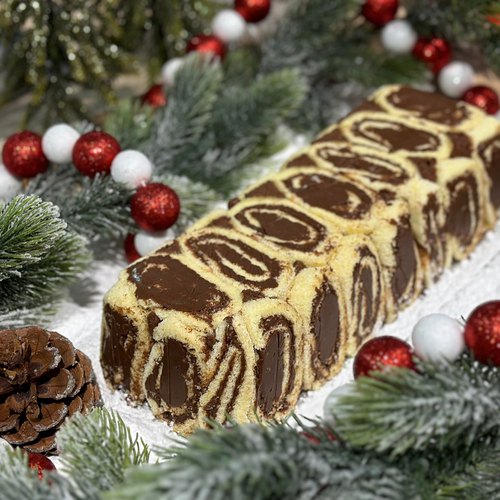 Recette Bûche de Noël au chocolat noir sur Chefclub daily