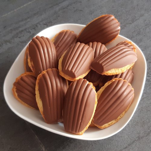 MADELEINES COQUES CHOCOLAT RECETTE - LYG