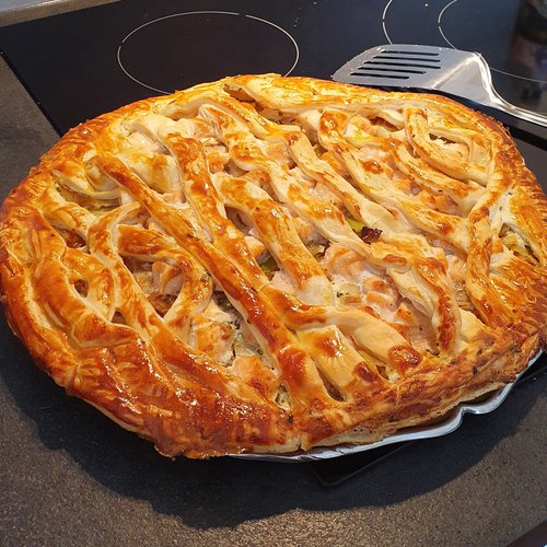 Recette Feuilleté Saumon Poireaux Sur Chefclub Original | Chefclub.tv