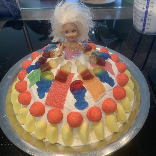 Gâteau de bonbons Princesse Barbie - histoires de princesse