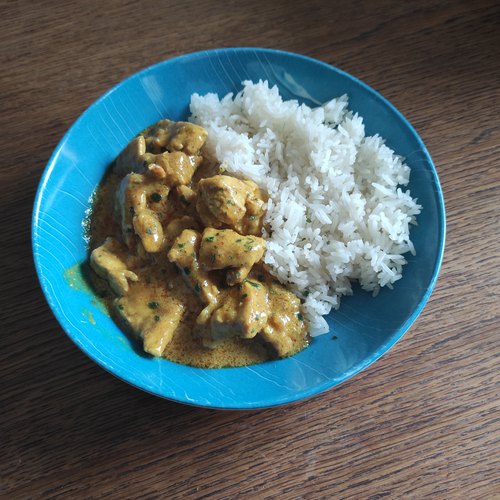 Recette Pâtes et poulet au curry onctueux sur Chefclub daily