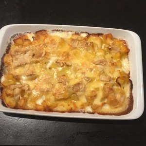Recette Gratin : patate douce - légumes de saison sur Chefclub daily
