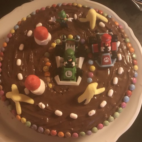 Gâteau circuit de voitures Mario Kart, et autres recettes pour