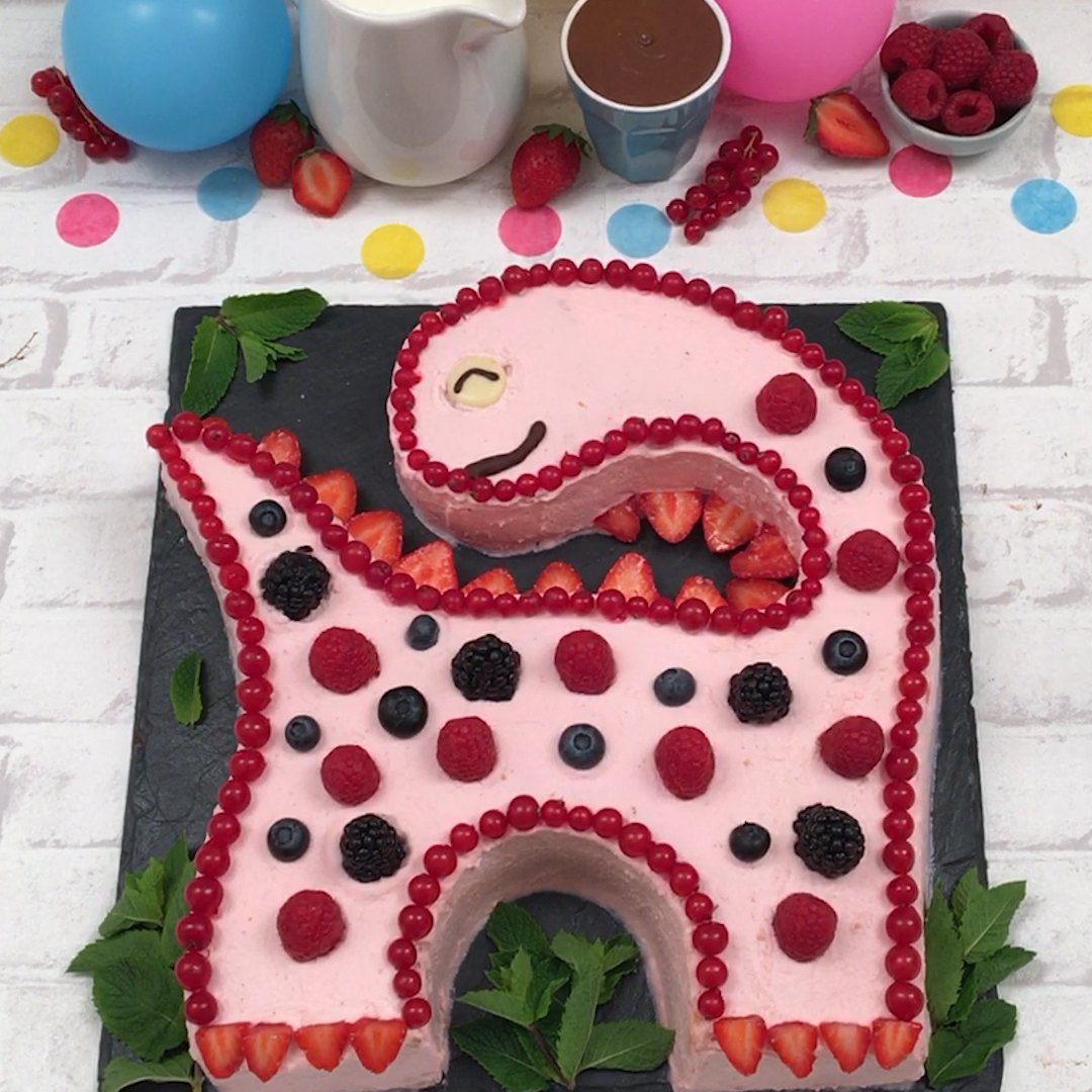 Dinosaur Cake Recipe Videos For Kids By Chefclub Chefclub Tv