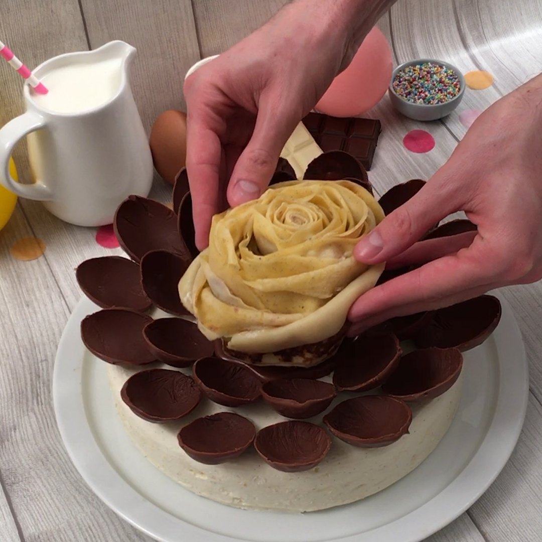 Recipe Crepe Cream Cake By Chefclub Original Chefclub Tv