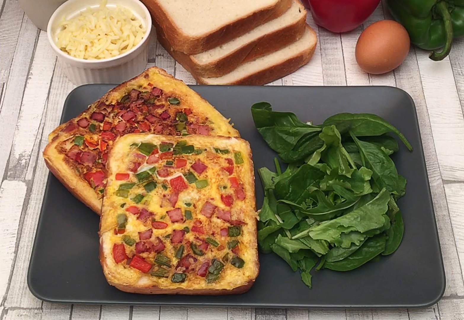 Recette Le toast omelette sur Chefclub daily | chefclub.tv