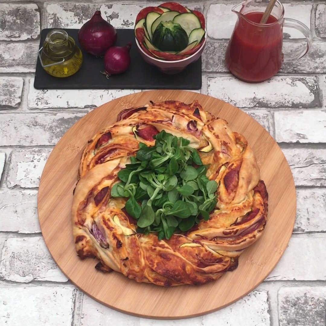 Recipe Pizza Crown by Chefclub original chefclub.tv