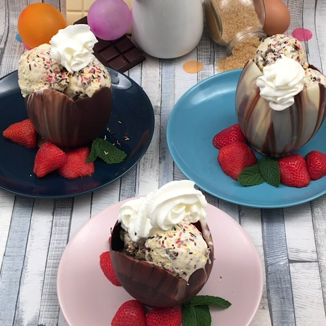 Lava Cake Ice Cream recipe by US original