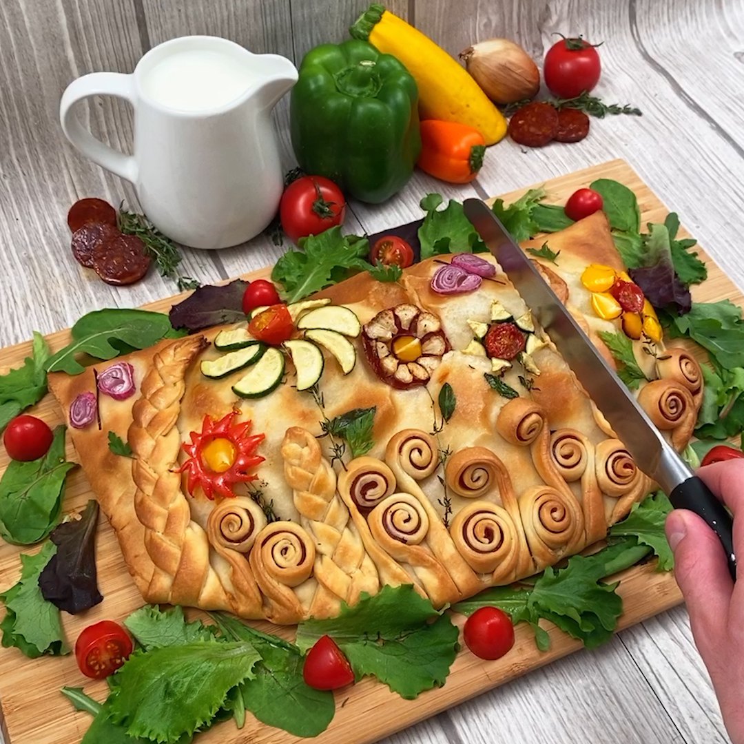 Garden Style Calzone And Other Chefclub Us Recipes Original Tv 
