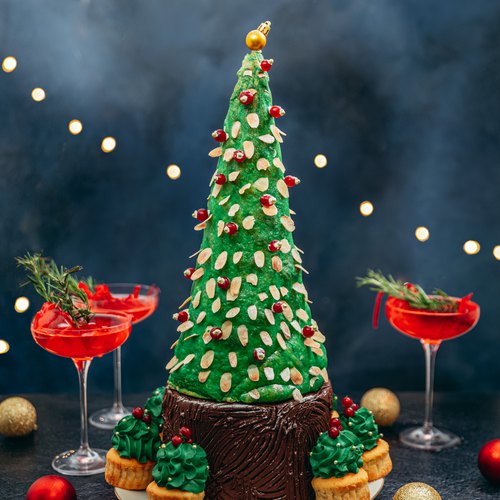 Christmas Cake & Cranberry Cocktail