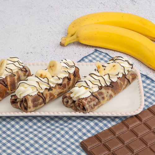 Crêpes chocolat-banane