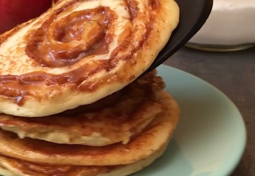 Pancake spirale cannelle