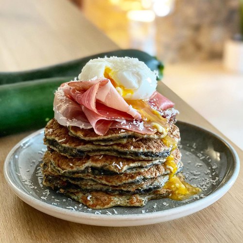 Pancakes healthy à la courgette