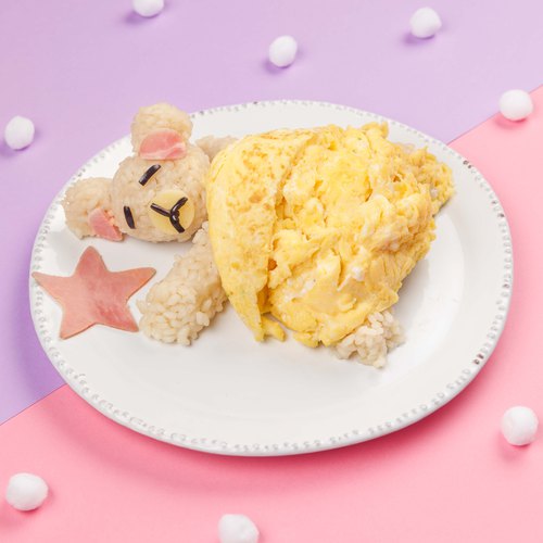 Sleepy Teddy-Bear Omelet