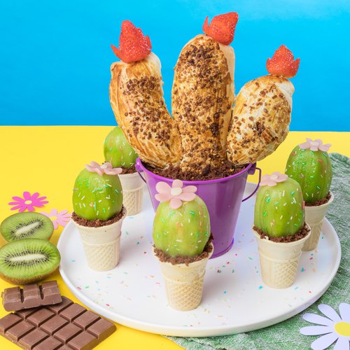 Kaktus Snack für Kinder