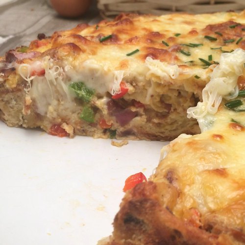 The Omelette Pie recipe by Chefclub UK original | chefclub.tv