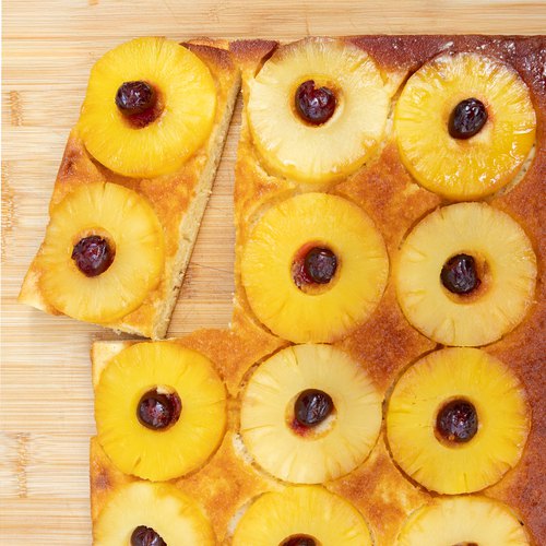 Génoise à l'ananas