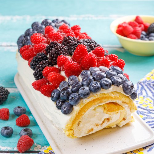 LEMON BLUEBERRY SWISS ROLL – Sweet Baking Adventures