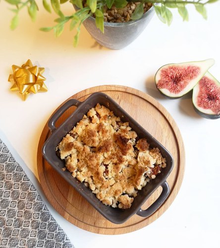 Crumble pomme/figue