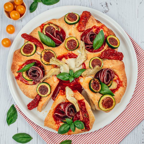 Flower Pizza To Share