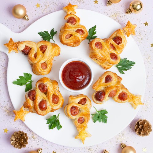 Les feuilletés sapins de Noël