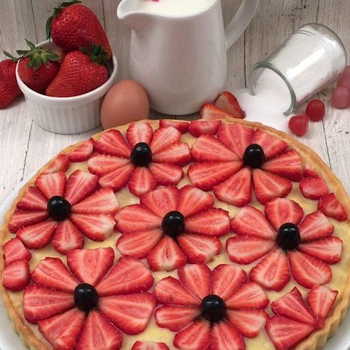 Sommer-Erdbeer-Kuchen