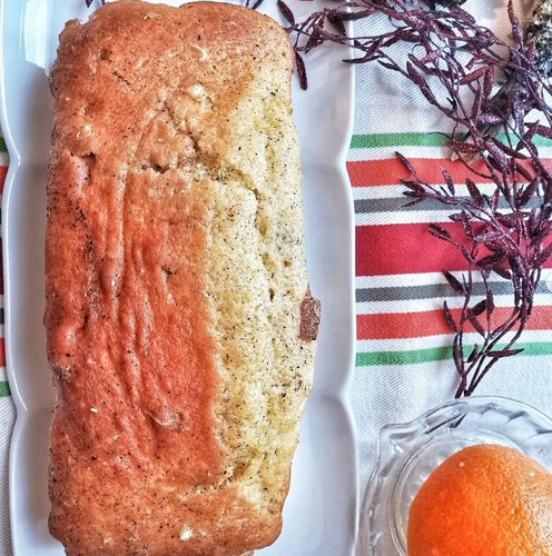Cake fondant orange rhum ambré