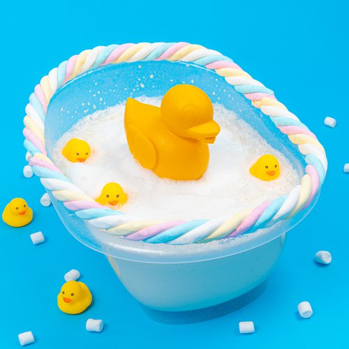 Rubber Duckie Shamrock Bath Bucket