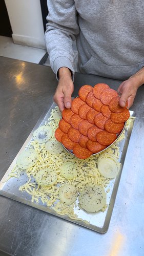 Pepperoni Pizza Onion Rings recipe by Chefclub US original | chefclub.tv