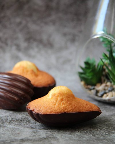Recette Madeleines coque en chocolat sur Chefclub daily