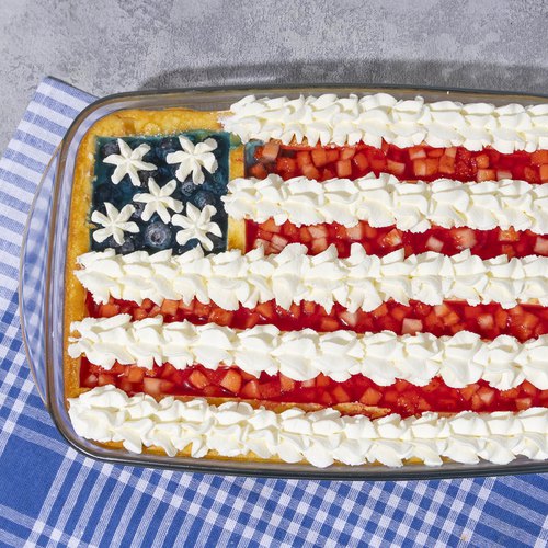 Fourth of July Cheesecake Bars