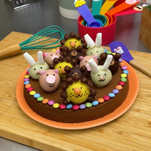 Le gâteau au chocolat des animaux