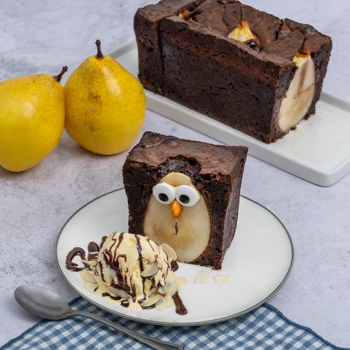 Le brownie pingouin Belle-Hélène