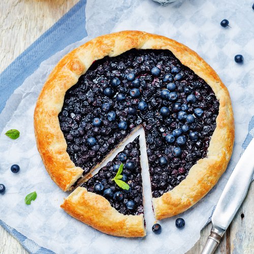 Rustic Blueberry Galette