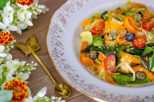 Recette Riz noir thai et wok légumes verts et autres recettes Chefclub  daily