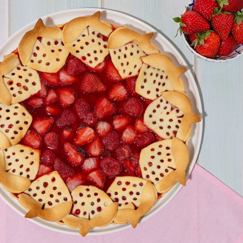 Tarte aux fraises d'été