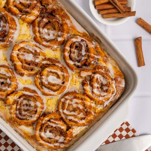 Croissants Cinnamon Roll Bake