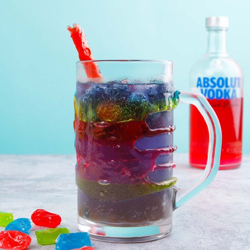 Vodka Rainbow Smoothie recipe by Chefclub US original 