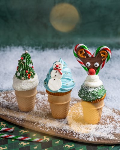 North Pole Ice Cream Cupcakes