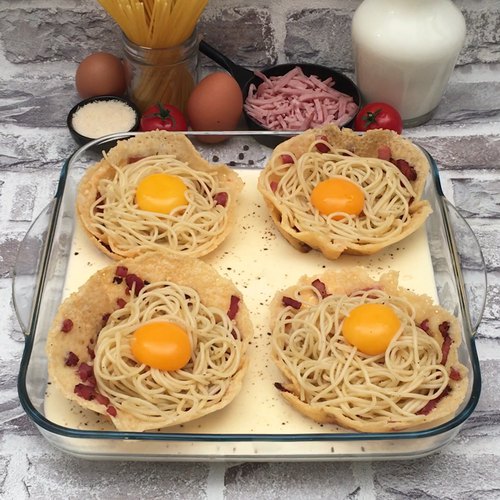 Spaghetti carbonara deluxe