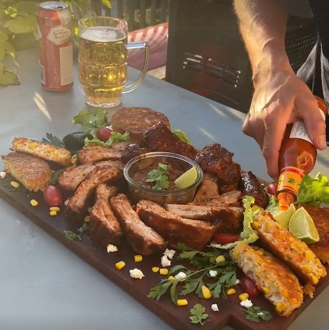 BBQ Ribs & Hush Puppies