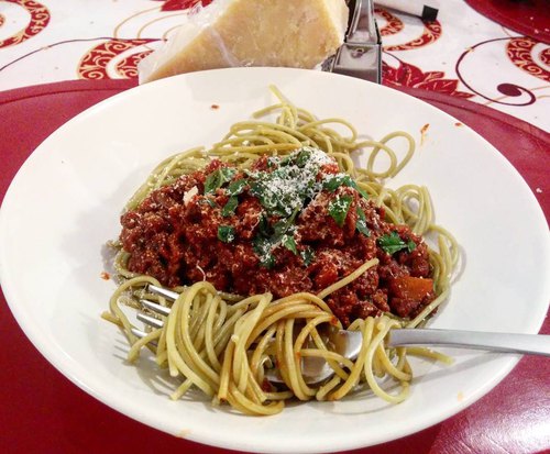 Spaghetti intégrale bolognaises