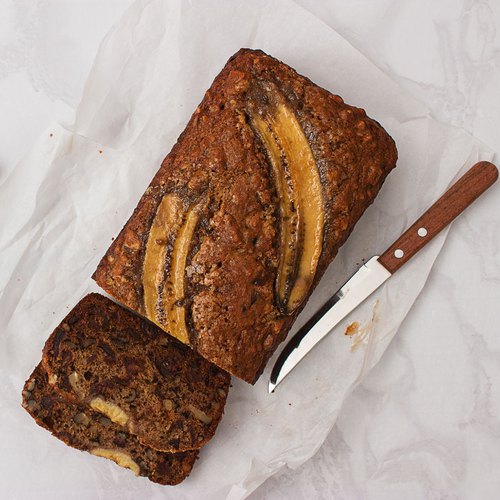 Extra moist banana bread: the healthy recipe