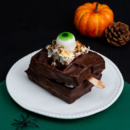 Halloween Waffle S'mores